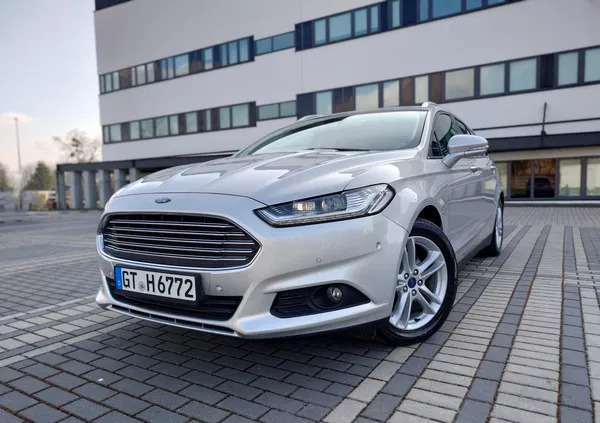 samochody osobowe Ford Mondeo cena 62900 przebieg: 75000, rok produkcji 2018 z Szczecin